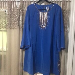 🐞DG2 by Diane Gilman Sequined Plus Dress